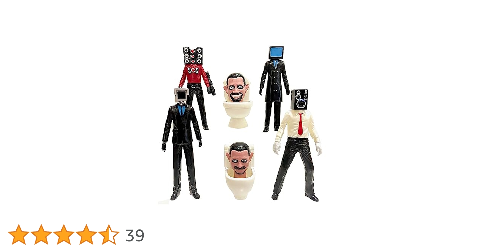 スキビディトイレ フィギュア 4種類セット 人形 Skibidi To f0A5 Amazon.co.jp: スキビディトイレ skibidi toilet フィギュア 4体